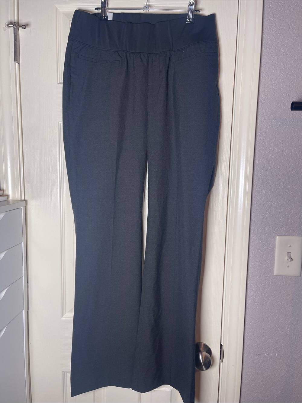 GAP Maternity Black Wide Leg Pull-On Pants